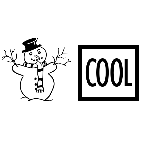 ☃🆒 Emoji Domain black and white Symbola rendering